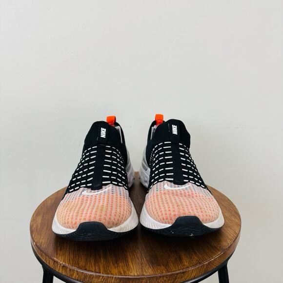 Nike React Phantom Run Flyknit 2 Black And Orange Men’s Size 10 - Picture 2 of 10